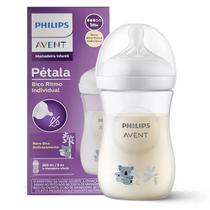 Mamadeira Pétala 3.0 260ml Com Bico Nº3 Decorada Coala - Philips Avent Mamadeira Pétala 3.0 260ml Com Bico Nº3 Decorada Coala - Philips Avent