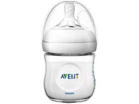 Mamadeira Pétala Avent 125ml transparente 0 meses +