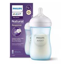 Mamadeira Pétala Avent 3.0 Azul 260ml 1m+ Menino Philips Avent