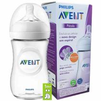 Mamadeira Pétala Avent Philips 260ml 1+m transparente Mamadeira Pétala Avent Philips 260ml 1+m transparente