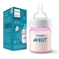 Mamadeira Philips Avent Anti-cólica Rosa 125ml Classic - Scy121/07 Mamadeira Philips Avent Anti-cólica Rosa 125ml Classic - Scy121/07