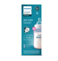 Mamadeira Philips Avent Anticólica 330ml Rosa Original