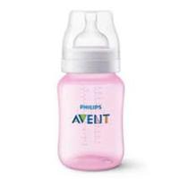 Mamadeira Philips Avent Classic Anti Colica - 260Ml Rosa