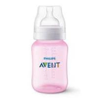 Mamadeira Philips Avent Classic Anti Colica - 260Ml Rosa