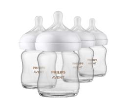 Mamadeira Philips Avent Natural de Vidro 120ml - Pacote com 4