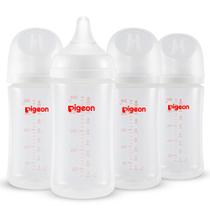 Mamadeira Pigeon PP Nursing Wide Neck 240ml Anti-Cólica (4 Unidades)