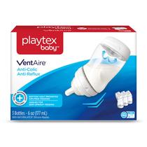 Mamadeira Playtex Baby VentAire 180 ml, pacote com 3 Mamadeira Playtex Baby VentAire 180 ml, pacote com 3