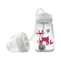 Mamadeira PP De 150ml (5oz) Com Canudo E Escova, Para Alimentação Mãos-Livres, Conjunto De Bico - NONE