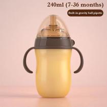 Mamadeira Que Imita O Peito Da Mãe 150ML/240ML 0 A 36 Meses Mamadeiras Para Bebe Fofa Kit Mamadeira Para Bebê