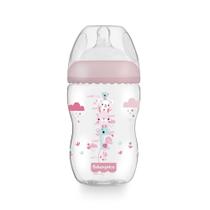 Mamadeira Rosa Algodão Doce Bico Fluxo Rápido 330ml BB1029 - First Moments Fisher Price