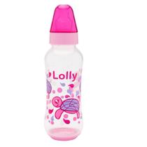 Mamadeira Silicone Oceano Rosa 250ml - Lolly Baby