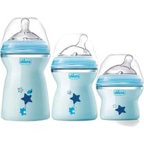 Mamadeira Step Up 150ml + 250ml + 330ml Azul Chicco