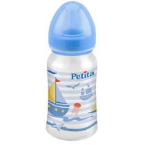 Mamadeira Super Bico Em Silicone Azul 3429 270Ml - Petita Mamadeira Super Bico Em Silicone Azul 3429 270Ml - Petita