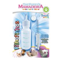 Mamadeira The Pets Brasil para Filhotes com Bico Extra e Escova - 50 ml