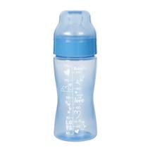 Mamadeira Wide Neck Bico Macio 270ml Azul Ortodontica