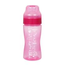 Mamadeira Wide Neck Bico Macio 270ML Rosa Ortodontica