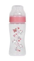 Mamadeira Wide Neck com Tampa Higiênica Gatinha Marie 270ml Disney BabyGo