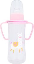 Mamadeira Zoo Com Alça 250ml Bico Silicone Lolly - Rosa Mamadeira Zoo Com Alça 250ml Bico Silicone Lolly - Rosa