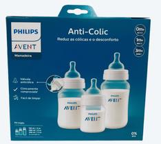 Mamadeiras Anti-Colic Transparente 125ml/260ml/330ml - Avent