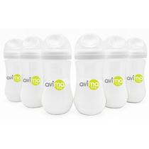 Mamadeiras Avima 355ml, anti-cólicas, sem BPA, conjunto de 6