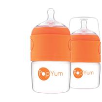 Mamadeiras de polipropileno, pacote com 2, 150 ml, fluxo lento, sem BPA Mamadeiras de polipropileno, pacote com 2, 150 ml, fluxo lento, sem BPA
