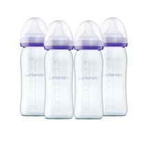 Mamadeiras de vidro anticólica Lansinoh, 240 ml, pacote com 4 bicos