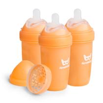 Mamadeiras Herobility Double Anti-Colic 240 ml, pacote com 3