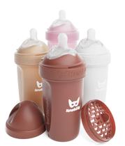 Mamadeiras Herobility Double Anti-Colic 240ml, pacote com 4