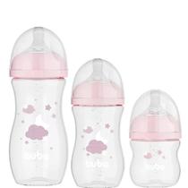 Mamadeiras Kit 3 fases Anticólica Bico Silicone Pétala Bebê Mamadeiras Kit 3 fases Anticólica Bico Silicone Pétala Bebê