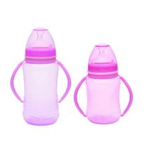 Mamadeiras Kuka 330 Ml+240 Ml Big C/alça Aquarela Orto Rosa