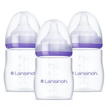 Mamadeiras Lansinoh Anti-Colic 150mL para amamentação, pacote com 3 Mamadeiras Lansinoh Anti-Colic 150mL para amamentação, pacote com 3