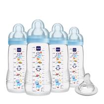 Mamadeiras MAM Easy Active 330 ml com mamilos extras de 4 meses ou mais Mamadeiras MAM Easy Active 330 ml com mamilos extras de 4 meses ou mais
