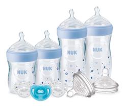 Mamadeiras NUK Simply Natural com conjunto de presentes Safe