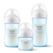 Mamadeiras Pétala 3.0 Azul Triplo Pack 125/260/330ml - Avent