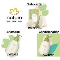Mamãe e Bebê Kit Banho Shampoo Condicionador e Sabonete - Natura