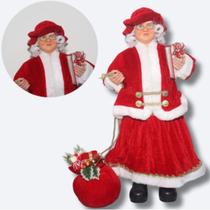 Mamae noel com presentes 35x28x80cm xm23-as002 Mamae noel com presentes 35x28x80cm xm23-as002