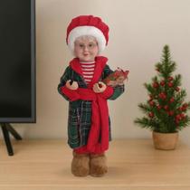 Mamae Noel Roupao 45cm Com Presente E Biscoito Dinatale Mamae Noel Roupao 45cm Com Presente E Biscoito Dinatale