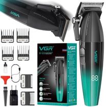 MaMáquina De Cortar Cabelo Profissional VGR V-003 Motor 9.000 RPM Carcaça Em Metal 4 Horas Bateria