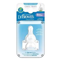 Mamilos de Silicone de Reposição Dr. Brown's - Nível 4 (6 Unidades)