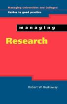 Managing research - Mcgraw-Hill