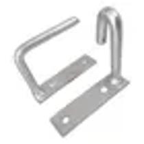 Mancal L + Lingueta Fim De Parede Direita 9cm Para Toldo