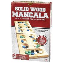 Mancala Game Cardinal Classic com tabuleiro de madeira e 48 pedras