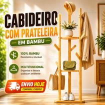 Mancebo Cabideiro de Chão Bambu Suporte Organizador Arara Roupas Prateleira Mancebo Cabideiro de Chão Bambu Suporte Organizador Arara Roupas Prateleira