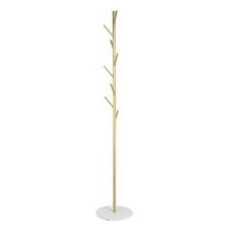 Mancebo Cabideiro Dourado 170cm Base de Mármore Just Home