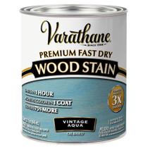 Mancha de madeira Varathane Premium Fast Dry Vintage Aqua Quart