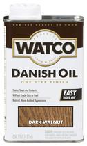 Mancha doméstica Watco 65851 Danish Oil Pint Dark Walnut Mancha doméstica Watco 65851 Danish Oil Pint Dark Walnut
