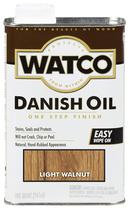 Mancha doméstica Watco Danish Oil Light Walnut 947ml