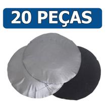 Manchão Redondo Para Pneus Carros - Camionetes 20 Un - 70mm