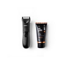 MANCLUB Kit Desmatador Aparador Elétrico de Pelos Corporais e Pós barba das Joias