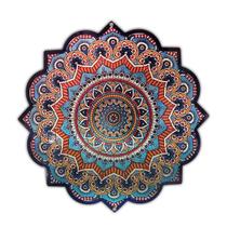 Mandala 3d Mini Decoração Catavento Inox Espiral Wind Spinner Enfeite